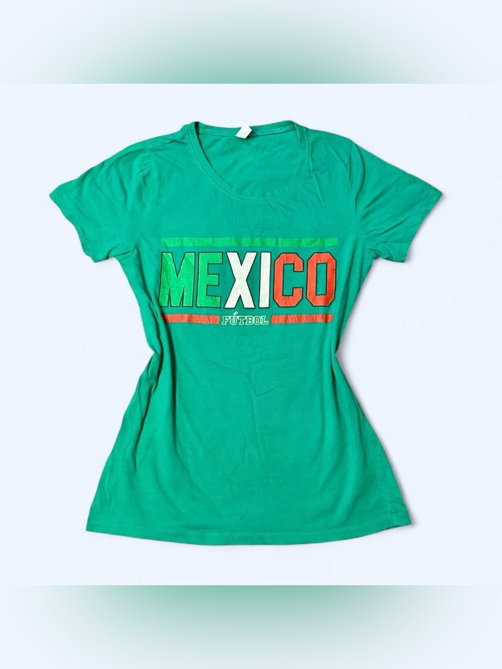 Y2K Mexico Futbol Graphic Baby Tee!